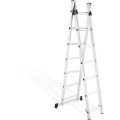 5.34m Aluminum Roof Ladders, Free standing tree standing extension ladder, aluminum foldable attic ladder